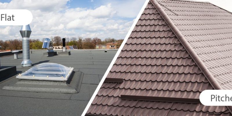 What is the Difference Between a Pitched Roof Vs Flat Roof?